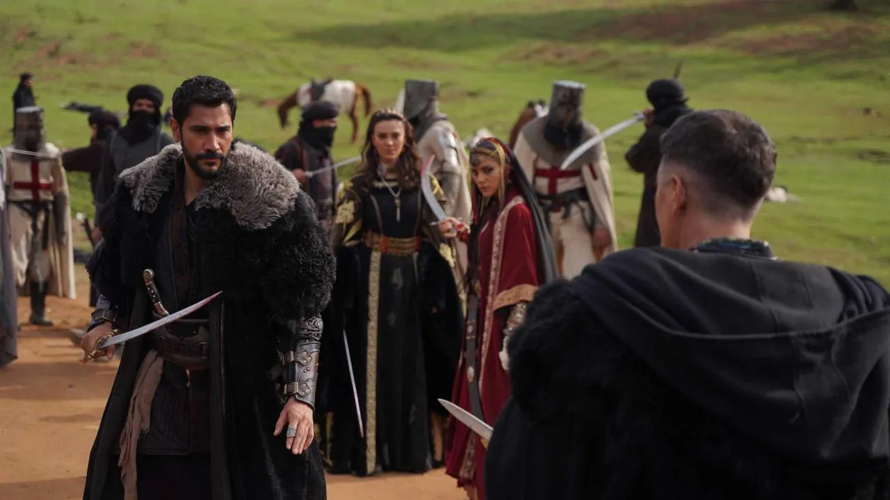 مسلسل صلاح الدين الايوبي الحلقة 58 الثامنة والخمسون مدبلجة HD